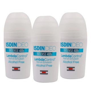 Isdin Deo Lambda Control Intense 48 Hour Alcohol-Free Roll On Emulsion 50ml, 2+1 PROMO PACK