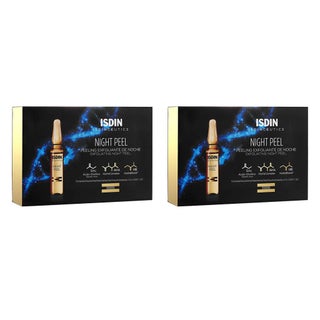 Isdin Isdinceutics Exfoliating Night Peeling Facial solution 2mlX10 Ampoules, PROMO PACK of 2 boxes
