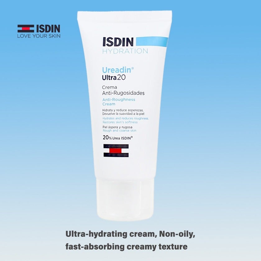 Isdin Ureadin Hydrating Bath Gel 400ml + Isdin Ureadin Ultra 20 Anti-Roughness Cream 50ml PROMO PACK