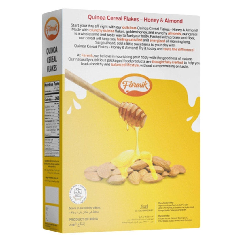 Farmik Quinoa Cereal Flakes With Honey & Almonds 350g