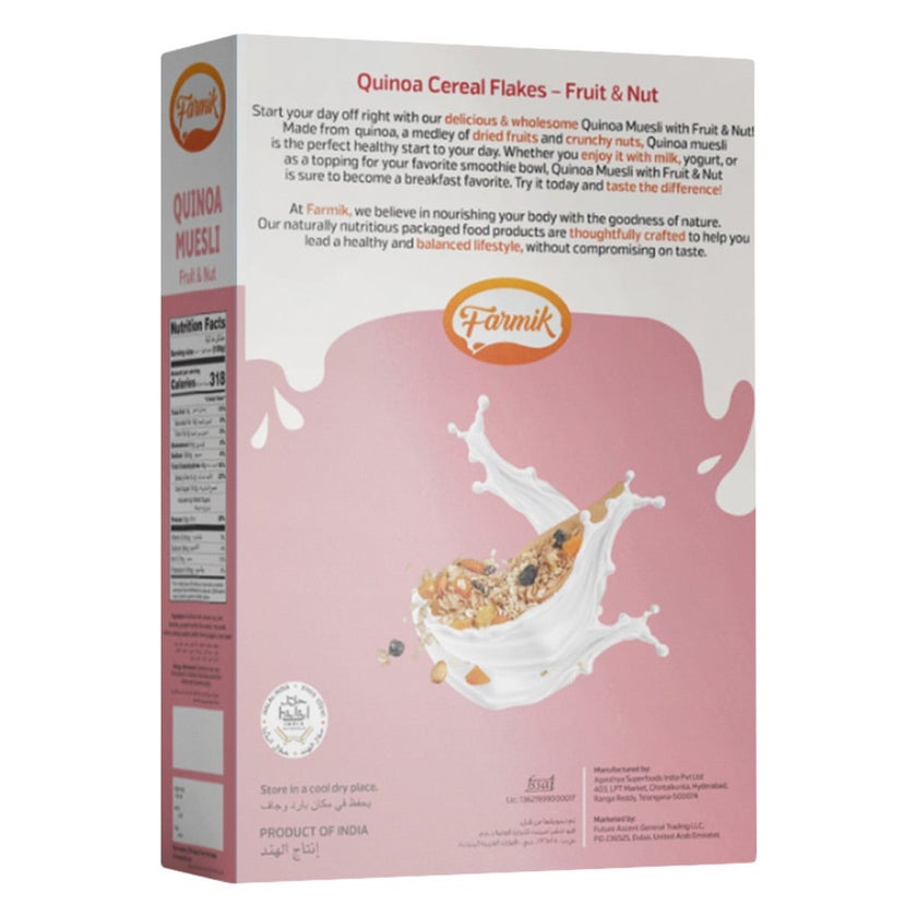 Farmik Quinoa Muesli With Fruit & Nut 350g