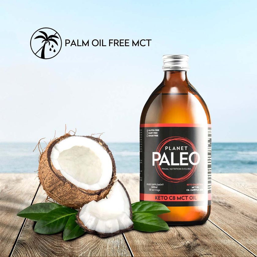 Planet Paleo Keto C8 MCT Oil 500ml, 50 Servings