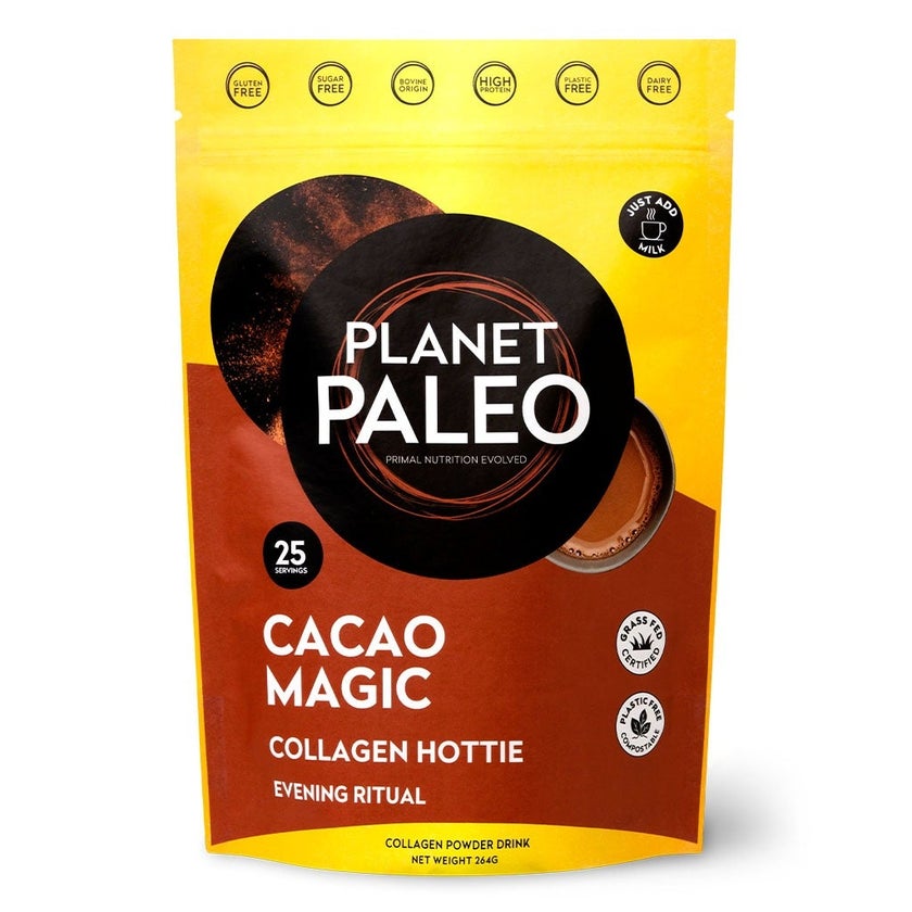Planet Paleo Organic Pure Type 1 and 3 Collagen Cacao Magic 264g
