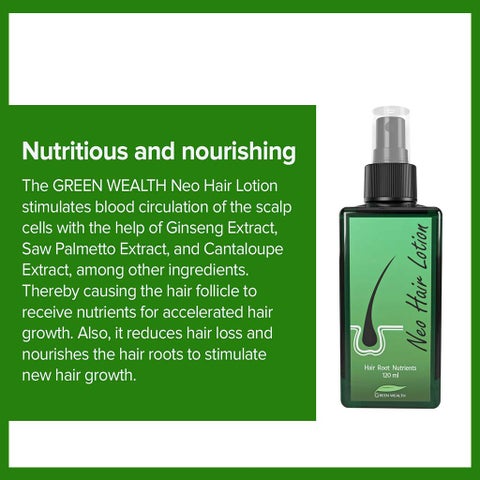 Green Wealth Neo Hair Lotion For Hair Growth 120ml