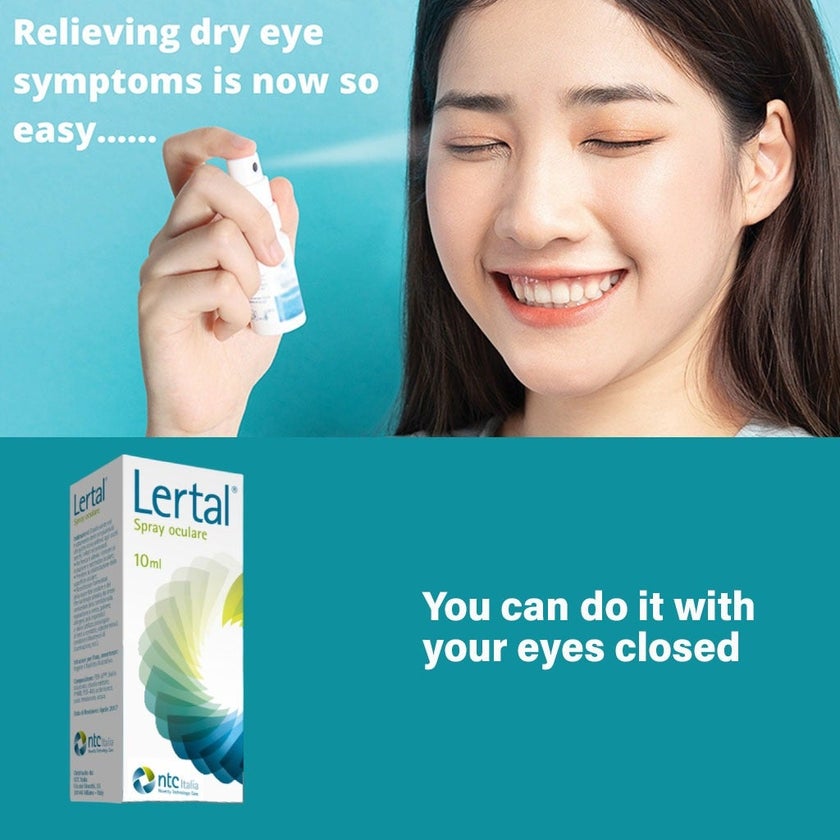 Lertal Ocular Spray For Dry Eye & Allergic Conjunctivitis 10ml