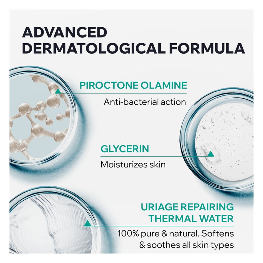 Uriage Hyseac Anti-Blemish Cleansing Gel, Oily Skin - 500ml