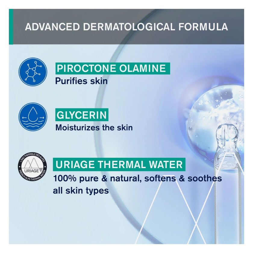 Uriage Hyseac Soap-Free Cleansing Gel For Combination to Oily Skin 500ml