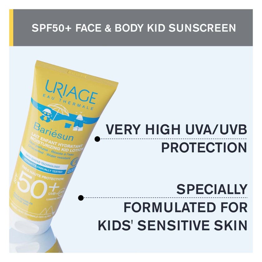 Uriage Bariesun SPF 50+ Moisturizing Kids Lotion - 100ml
