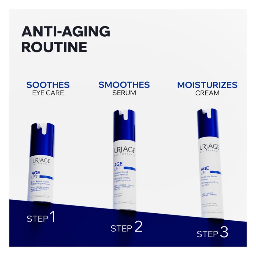 Uriage Age Lift Soothing Eye Care Cream, Wrinkles & Dark Circles - 15ml