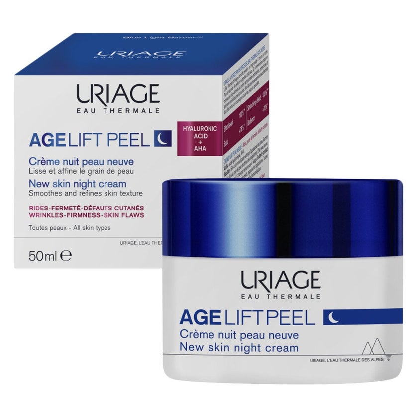 Uriage Age Lift Peel New Skin Night Cream For All Skin Types 50ml