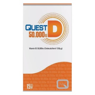 Quest D 50,000IU Vitamin D3 Supplement Tablets, Pack of 15’s