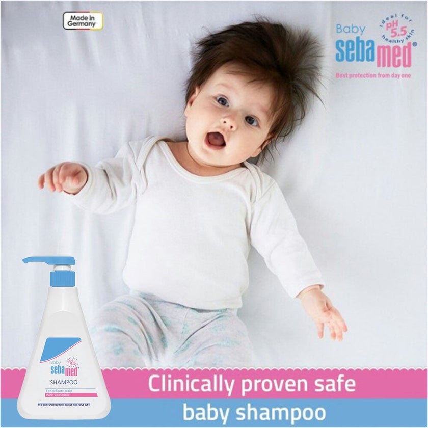 Sebamed Baby Shampoo With Chamomile For Delicate Scalp 500ml + 150ml VALUE PACK