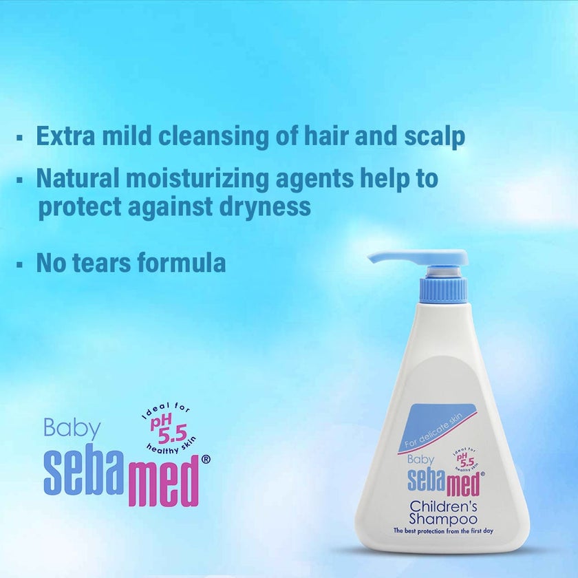 Sebamed Baby Shampoo With Chamomile For Delicate Scalp 500ml + 150ml VALUE PACK