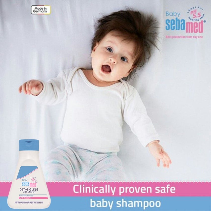 Sebamed Baby Detangling Shampoo With Soothing Bisabolol For Delicate Scalp 150ml