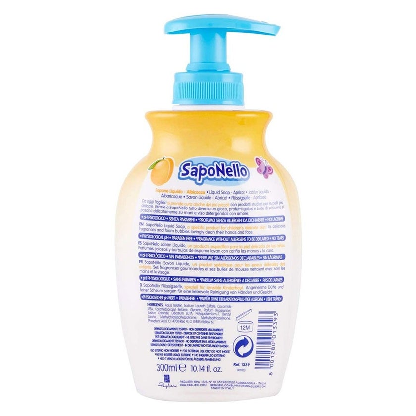 Saponello Baby Liquid Soap Apricot 300ml