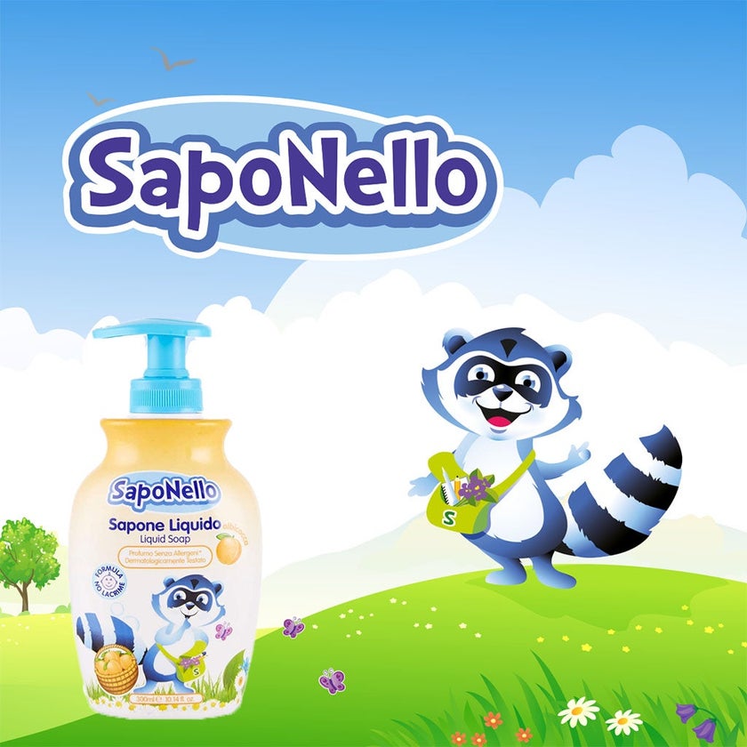 Saponello Baby Liquid Soap Apricot 300ml