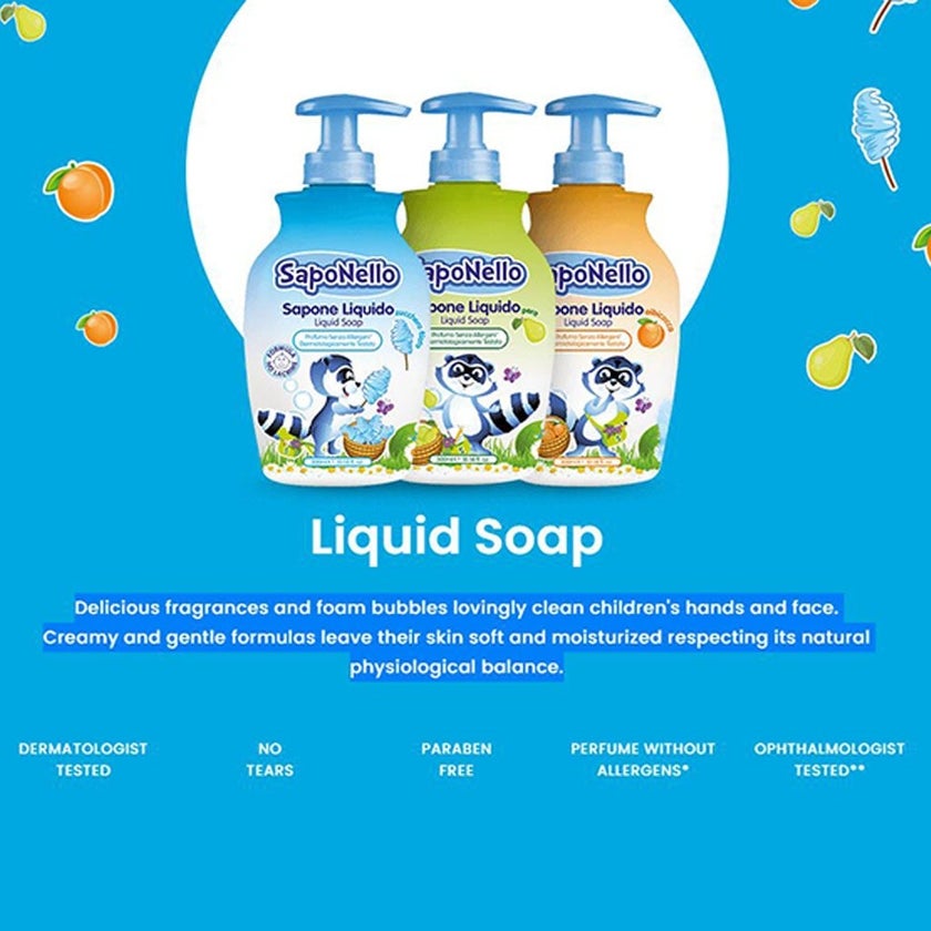 Saponello Baby Liquid Soap Cotton Candy 300ml