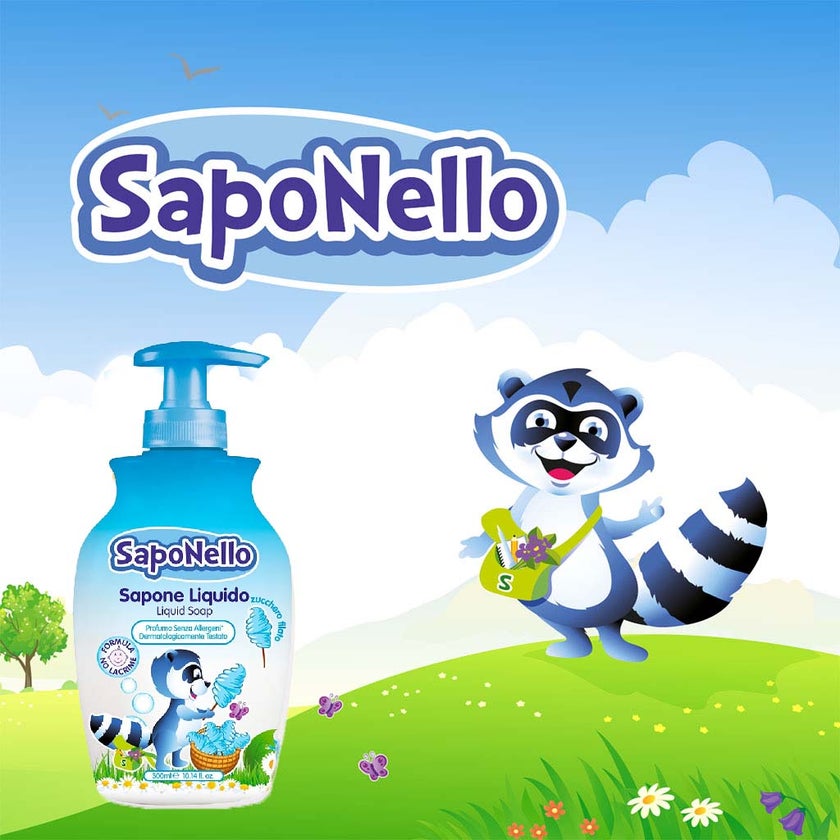 Saponello Baby Liquid Soap Cotton Candy 300ml