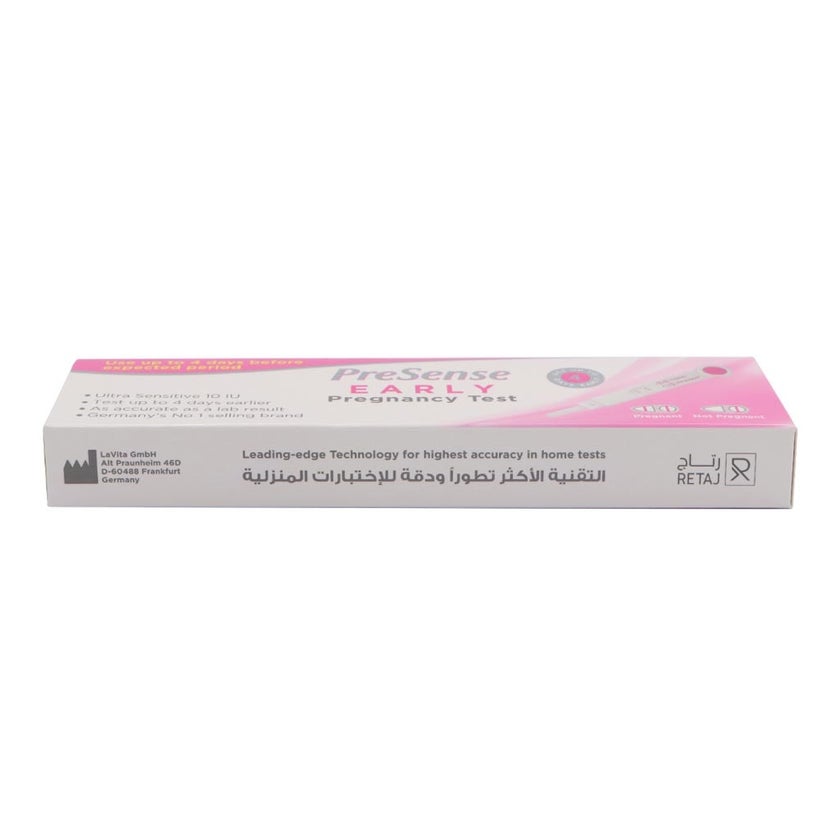 Presense Early Pregnancy Test Strip, Pack of 1’s