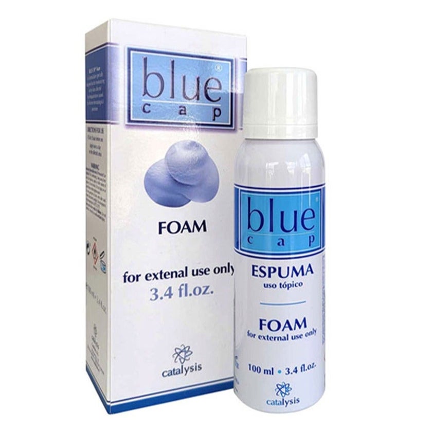 Blue Cap Facial Cleansing Foam For Dry, Irritated & Itchy Skin 100ml
