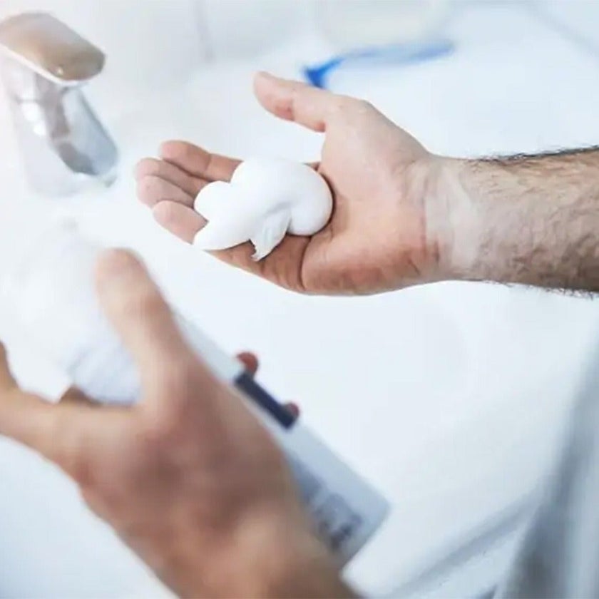 Blue Cap Facial Cleansing Foam For Dry, Irritated & Itchy Skin 100ml