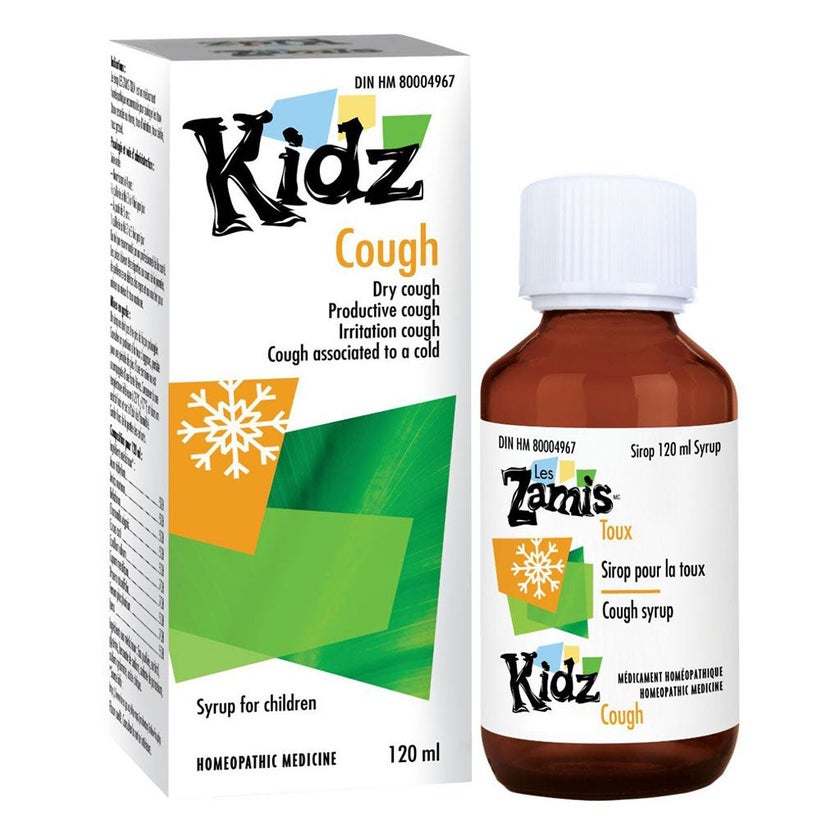 Les Zamis Kidz Homeopathic Cough Syrup For Infants & Children 120ml