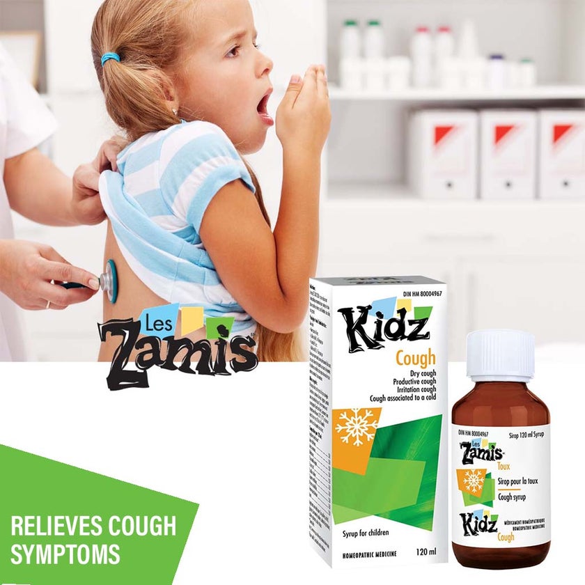 Les Zamis Kidz Homeopathic Cough Syrup For Infants & Children 120ml
