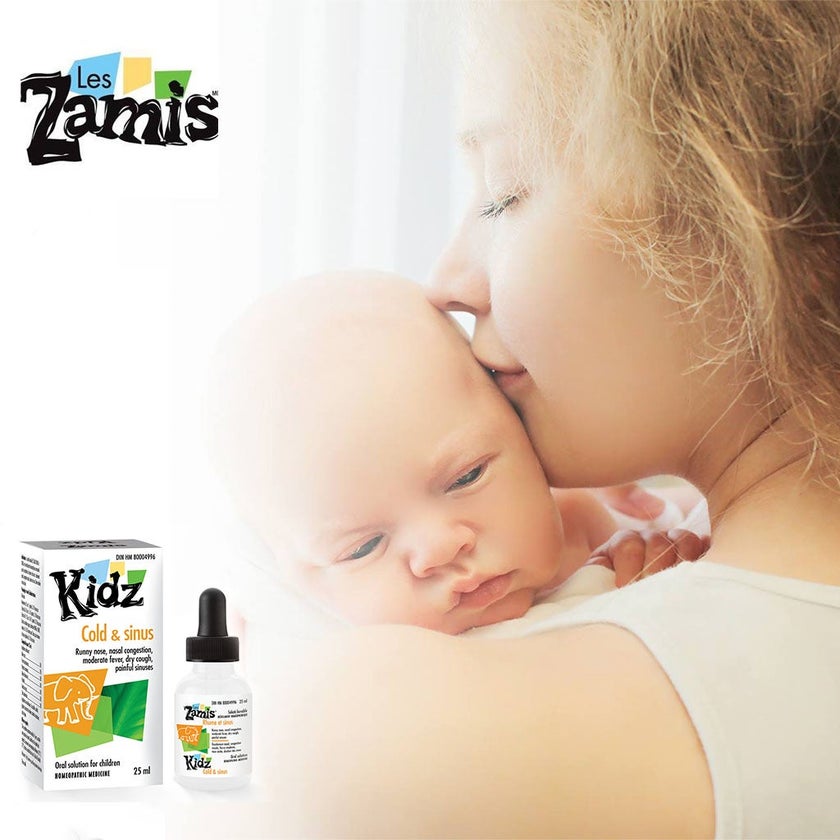 Les Zamis Kidz Homeopathic Cold And Sinus Syrup For Newborn & Children 25ml