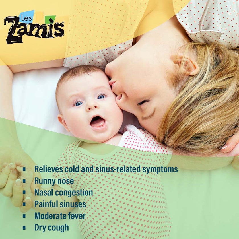 Les Zamis Kidz Homeopathic Cold And Sinus Syrup For Newborn & Children 25ml