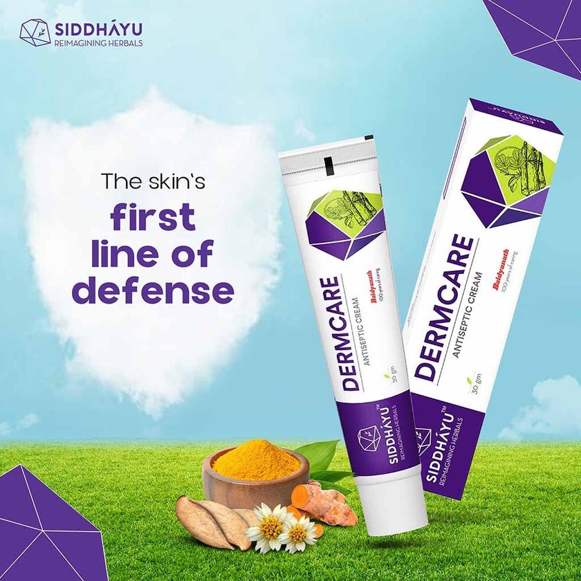 Siddhayu Dermcare Antiseptic Cream For Wounds & Burns 30g