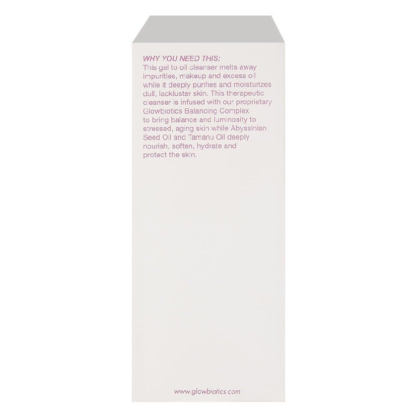 GlowBiotics Probiotic Nourishing Gel To Oil Cleanser For Dry, Normal And Sensitive Skin 120ml