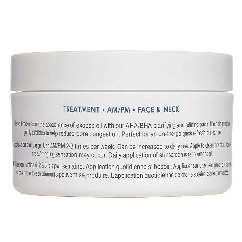 GlowBiotics Probiotic Triple Action Acne Clarifying Pad With Non-Drying AHA & BHA, Pack of 45's