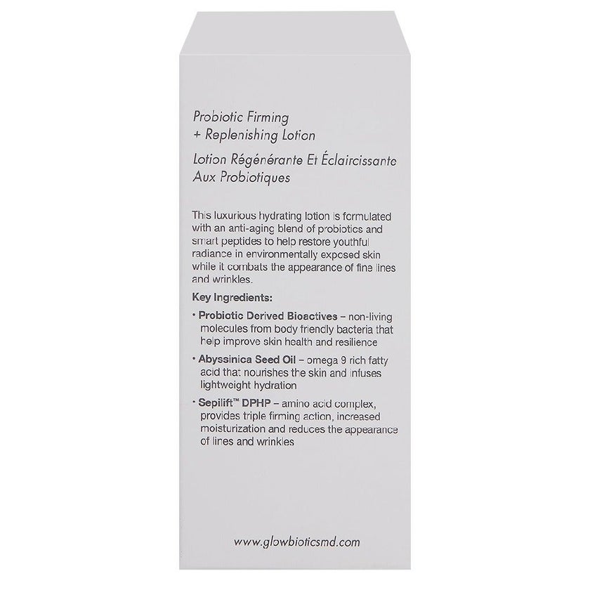 GlowBiotics Probiotic Firming + Replenishing Anti-Aging Lotion For Dry, Normal and Combination Skin 50ml