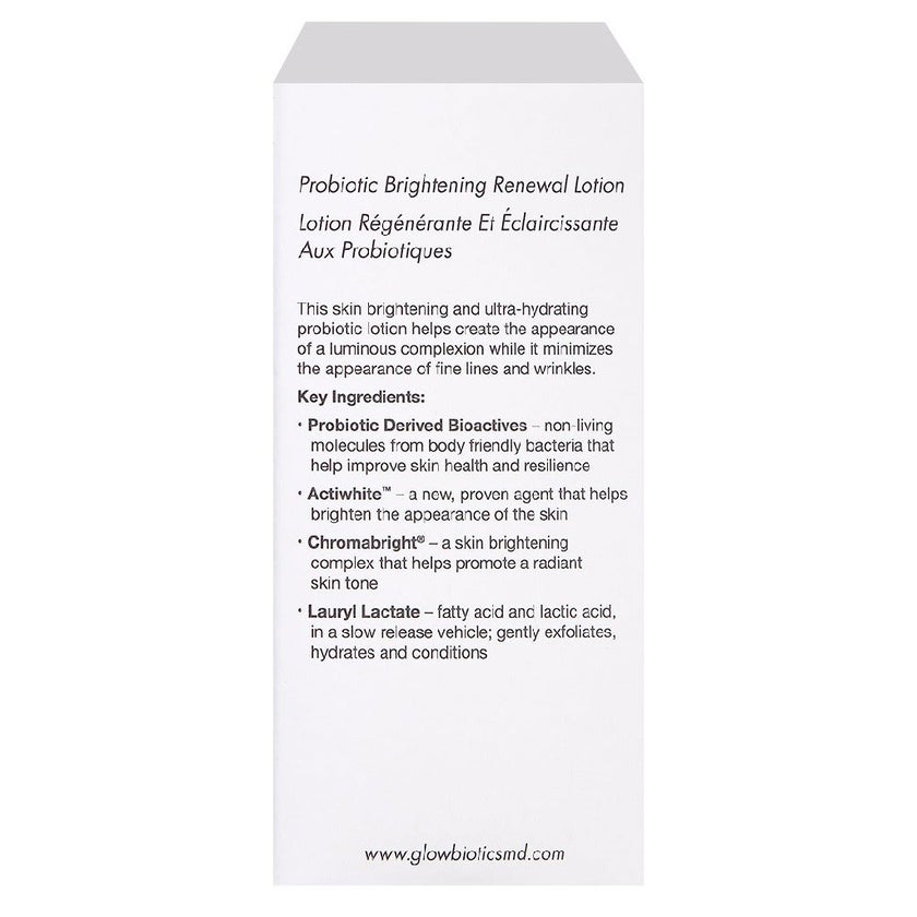 GlowBiotics Probiotic Brightening Renewal Lotion For All Skin Types 50ml