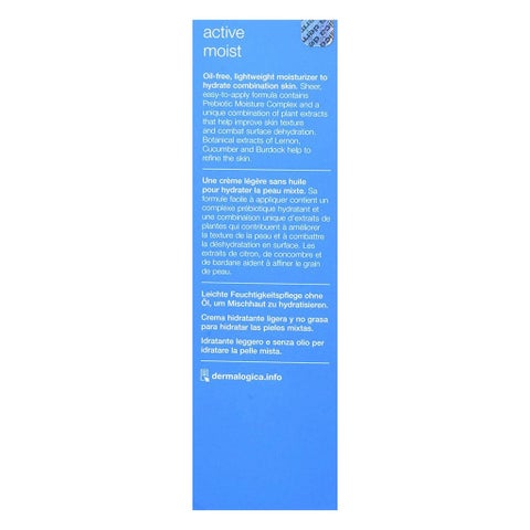 Dermalogica Active Moist Oil Free Moisturizer With Prebiotics 50ml