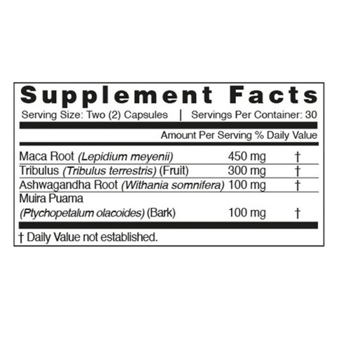Natural Fervor Libizire Supplement Capsules For Healthy Libido In Men & Women, Pack of 60’s 