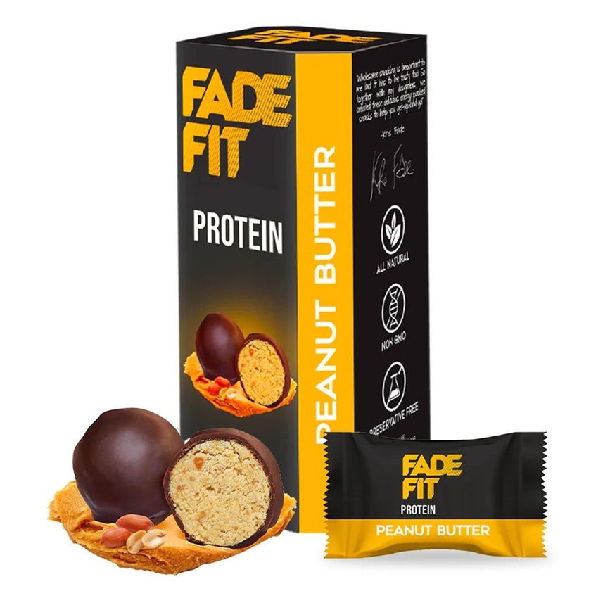 Fade Fit Protein Balls Snack, Peanut Butter 60g