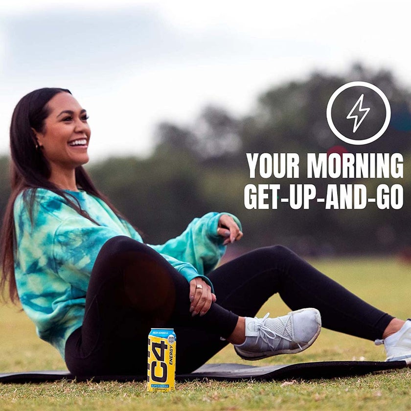 Cellucor C4 Carbonated Zero Sugar Energy Drink, Midnight Cherry 473ml