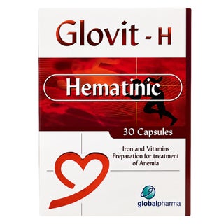 Glovit - H Hematinic Capsules - 30 Capsules