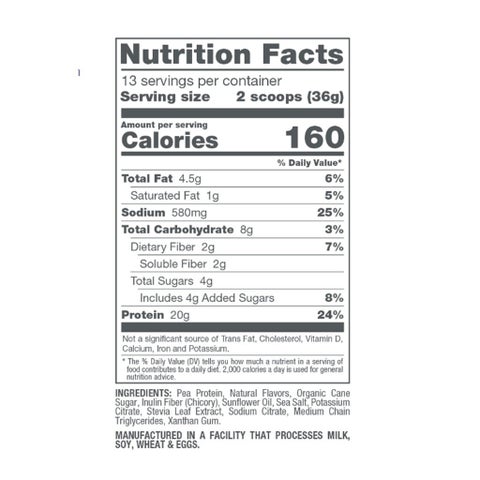 Naturade Plant-Based Nutritional Shake Powder, Vanilla Flavor, 13 Servings - 468g