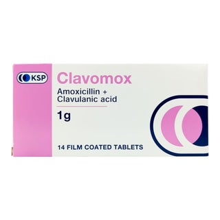 Clavomox 1g Tablets, Pack of 14's
