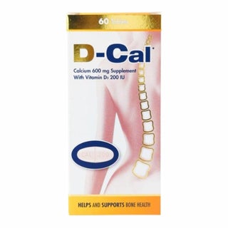 D-Cal Calcium + Vitamin D3 Tablets - 60 Tablets