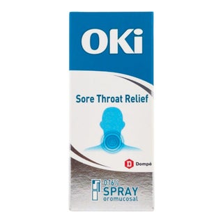 Oki Oromucosal Spray For Sore Throat 15ml