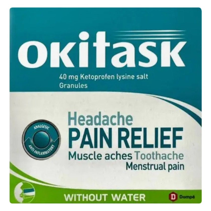 Oki Task Powder Okitask 40mg Granules Sachets, Pack of 20's - myAster