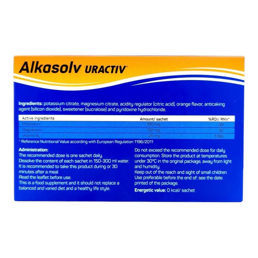 Alkasolv Uractiv Oral Sachets, Pack of 30's