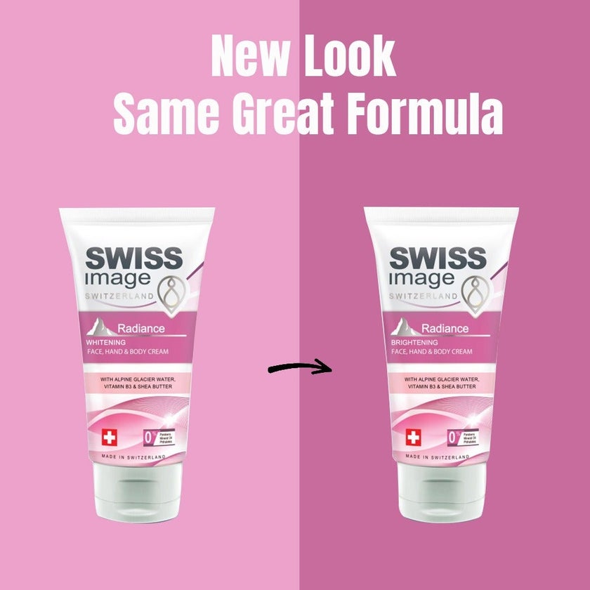 Swiss Image Radiance Brightening Face, Hand & Body Cream For All Skin Types 75ml