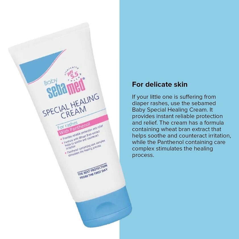 Sebamed Baby Special Healing Cream With Panthenol For Diaper Rashes 100ml