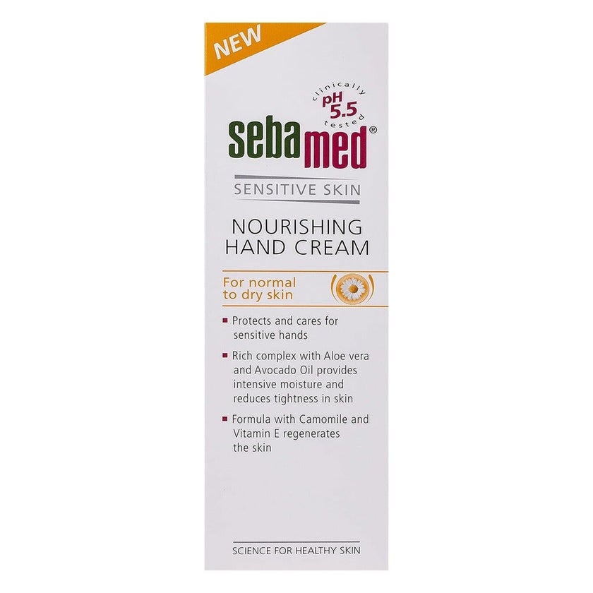 Sebamed Sensitive Skin Nourishing Hand Cream For Normal to Dry Skin 75ml