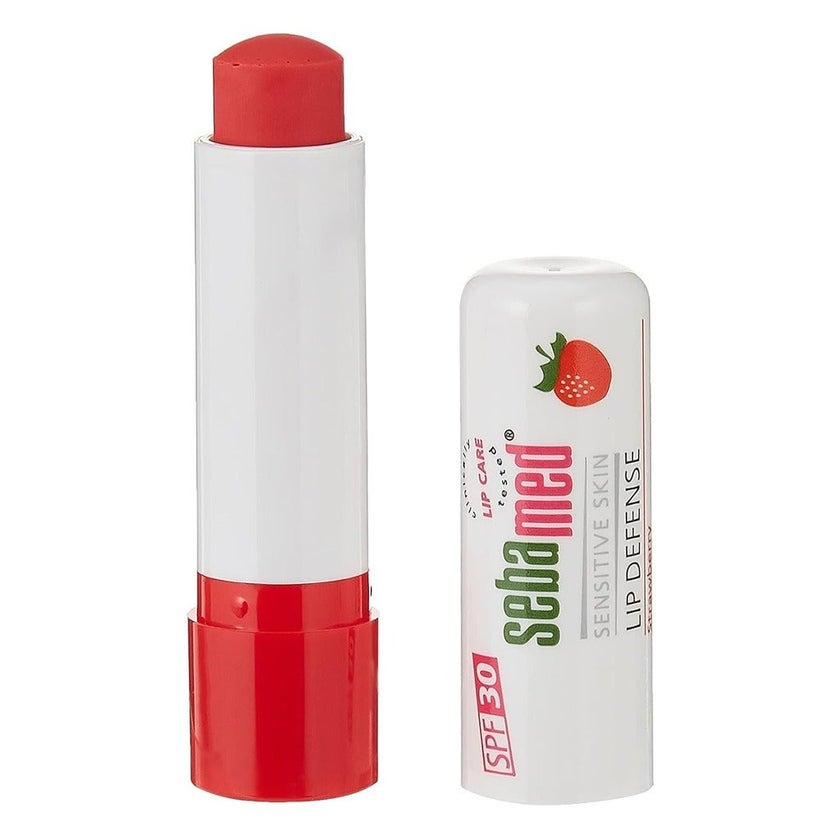 Sebamed Sensitive Skin Lip Defense Stick Strawberry With SPF 30 4.8g
