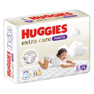 Huggies Baby Diaper Pants, Size 5, 12-17Kg, Pack of 34's